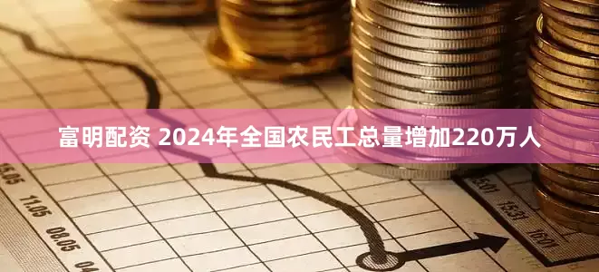 富明配资 2024年全国农民工总量增加220万人